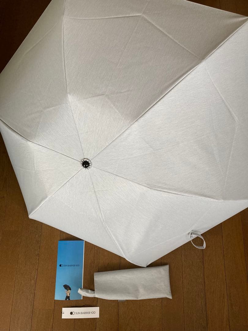 サンバリア100 3段折 moku グレー