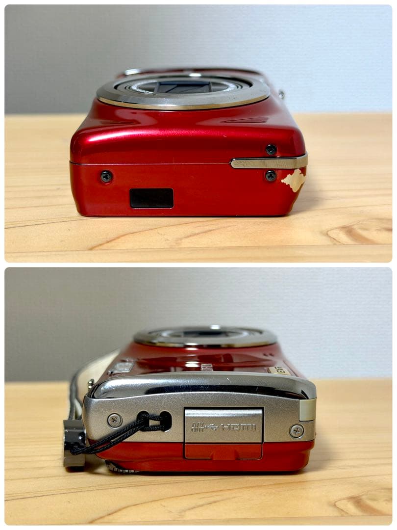 【美品】FUJIFILM デジタルカメラ FinePix F80EXR レッド