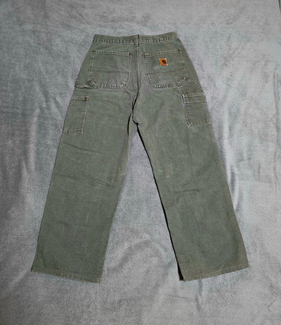 1*8様 ニ*ク様 USA製 Carhartt ダブルニー ペインターパンツ　M