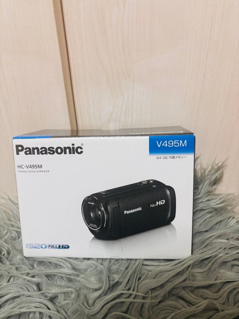 美品展示品!Panasonic HC-V495M ビデオカメラ 本体 64GB