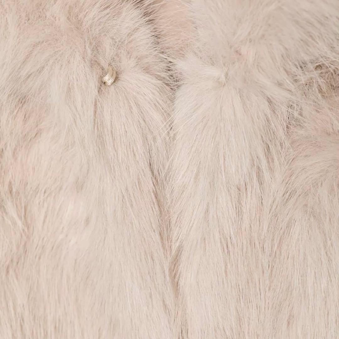 Y*様 【新品未使用タグ付き】ZARA フェイクファーショートコート ラペルカラ