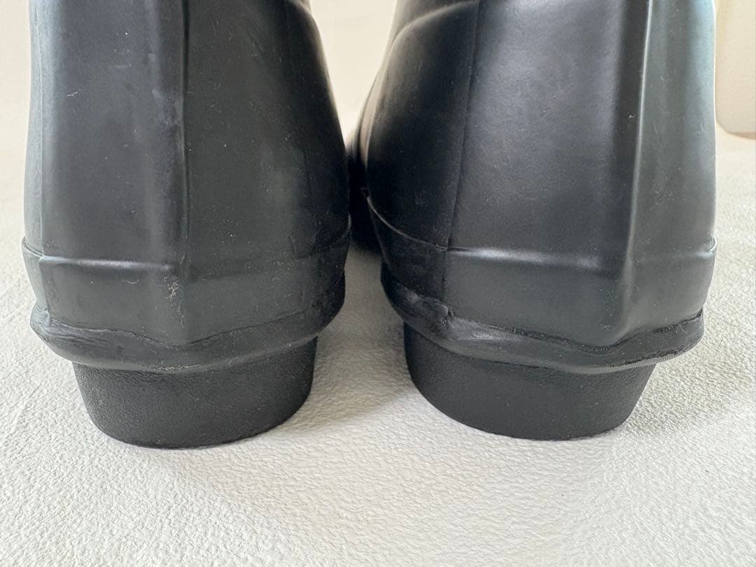 HUNTER ブラック 長靴 バックル付UK8黒