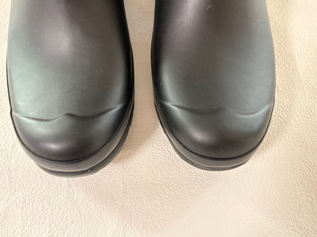 HUNTER ブラック 長靴 バックル付UK8黒