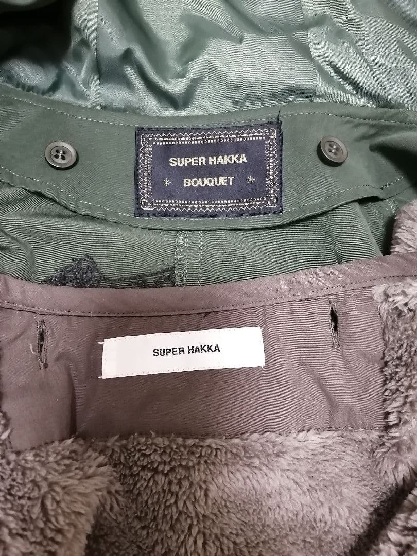 スーパーハッカ　刺繍モッズコート