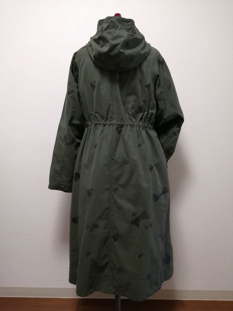 スーパーハッカ　刺繍モッズコート
