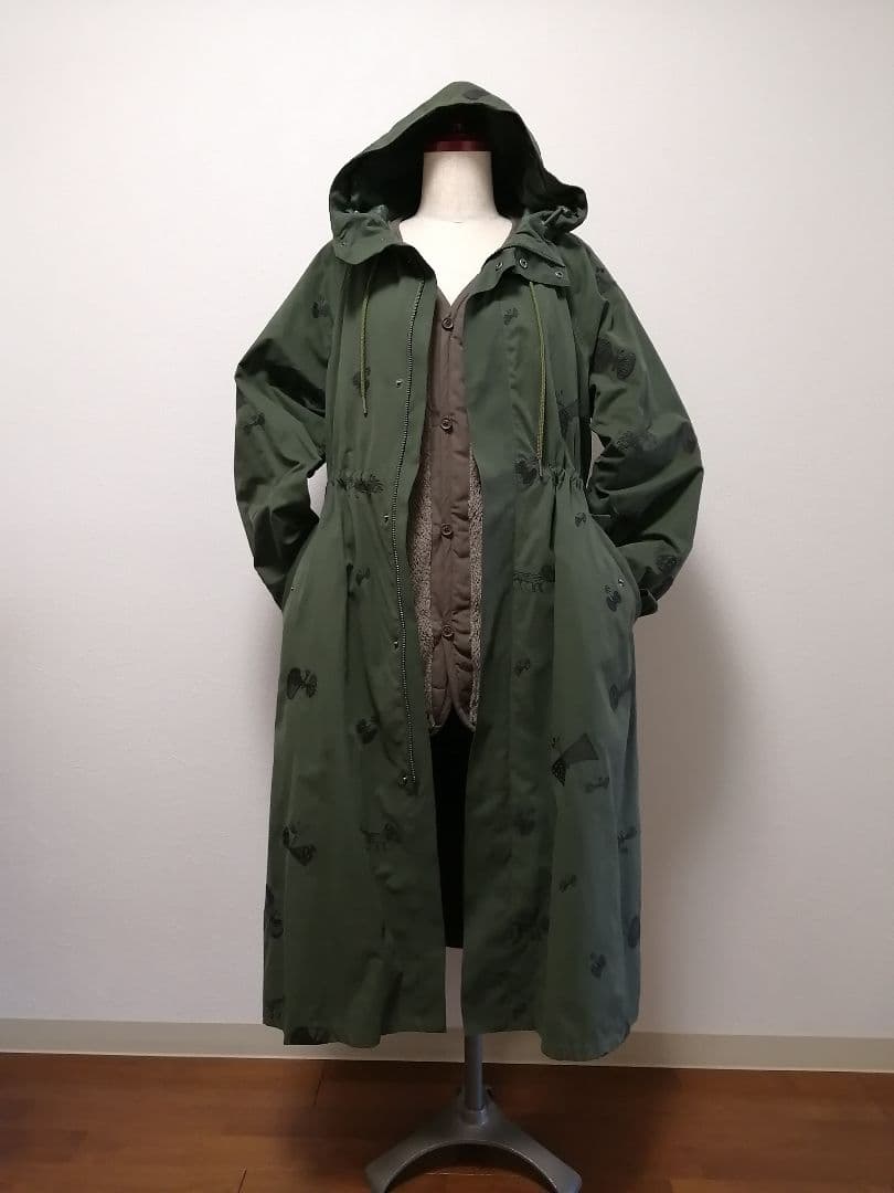 スーパーハッカ　刺繍モッズコート