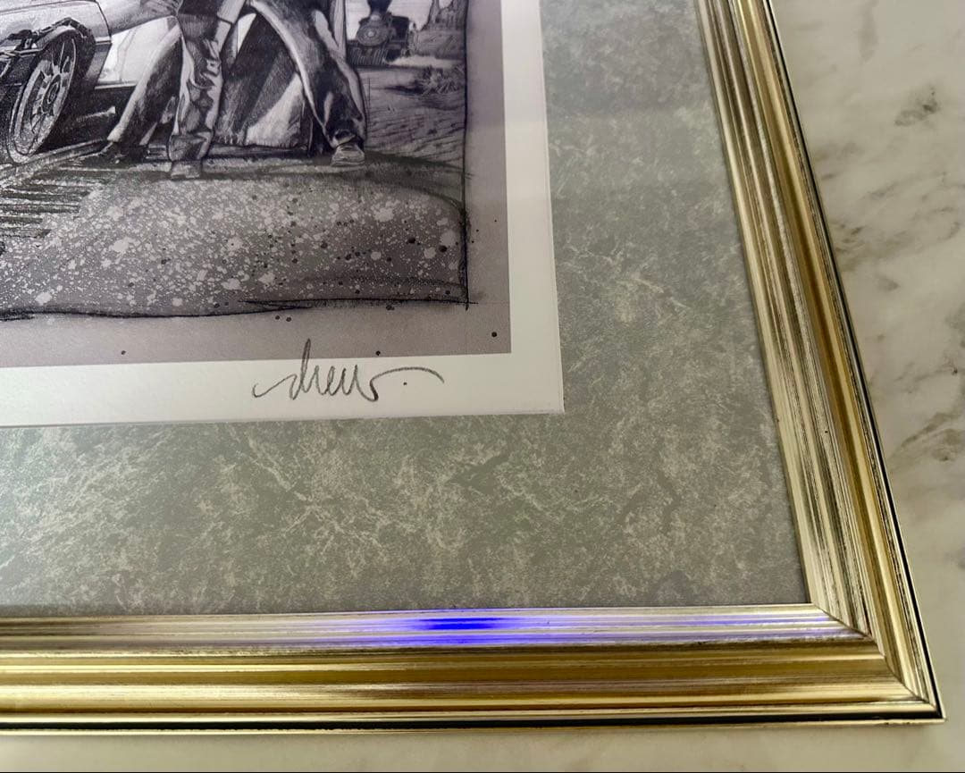 【希少】ドゥルー・ストゥルーザン ジークレー版画 直筆サイン入　保証書付き