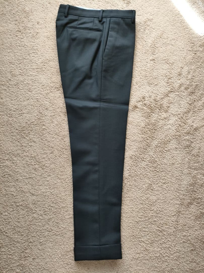【美品】INCOTEX ダークネイビー スラックス 44