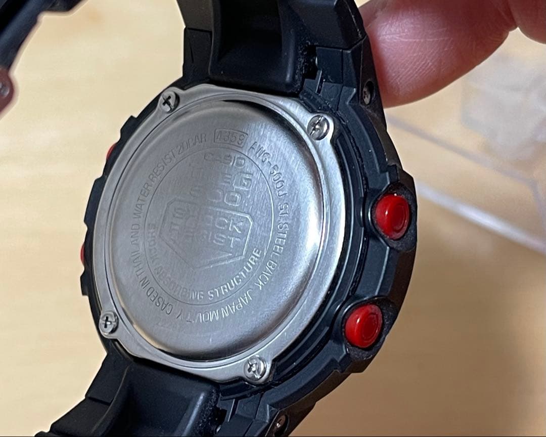 G-SHOCK Gショック AWG-500J 電波ソーラー アナデジ カシオ