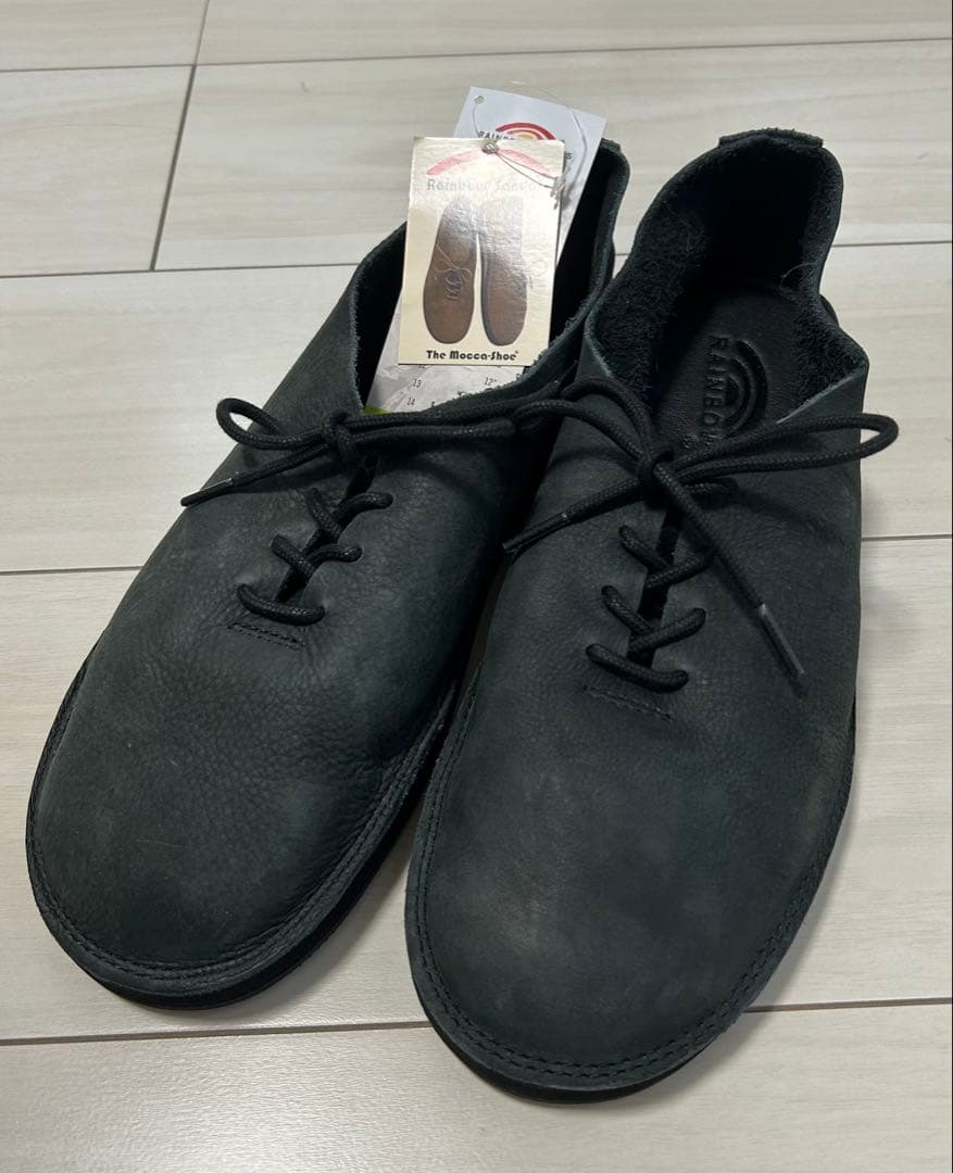 RAINBOW SANDALS レインボーサンダル モカシュー28cmブラック