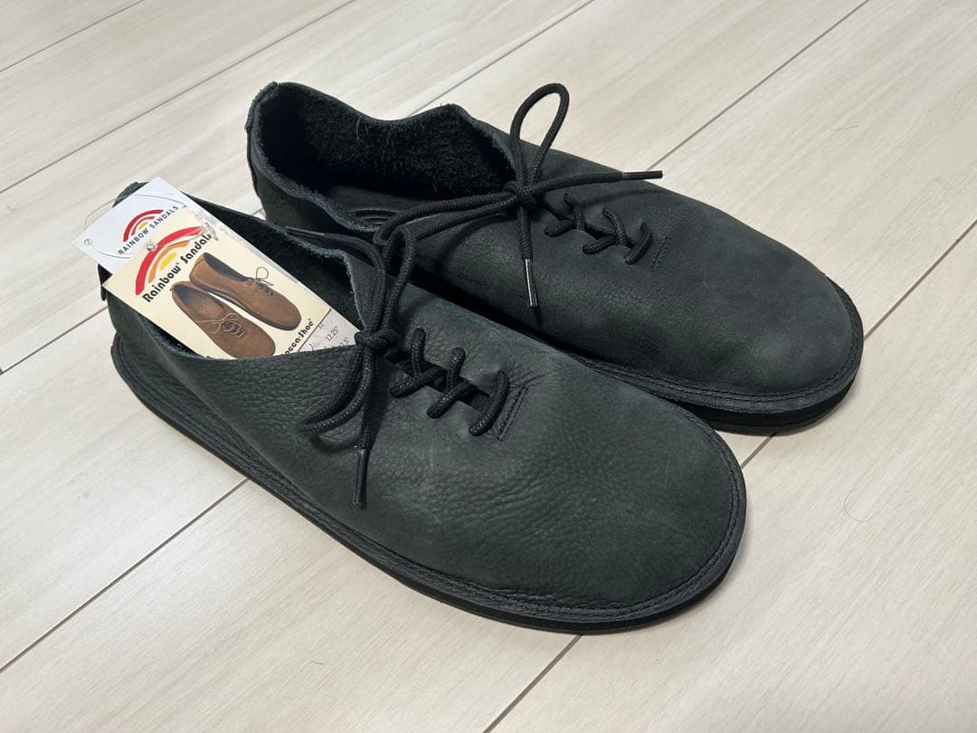 RAINBOW SANDALS レインボーサンダル モカシュー28cmブラック