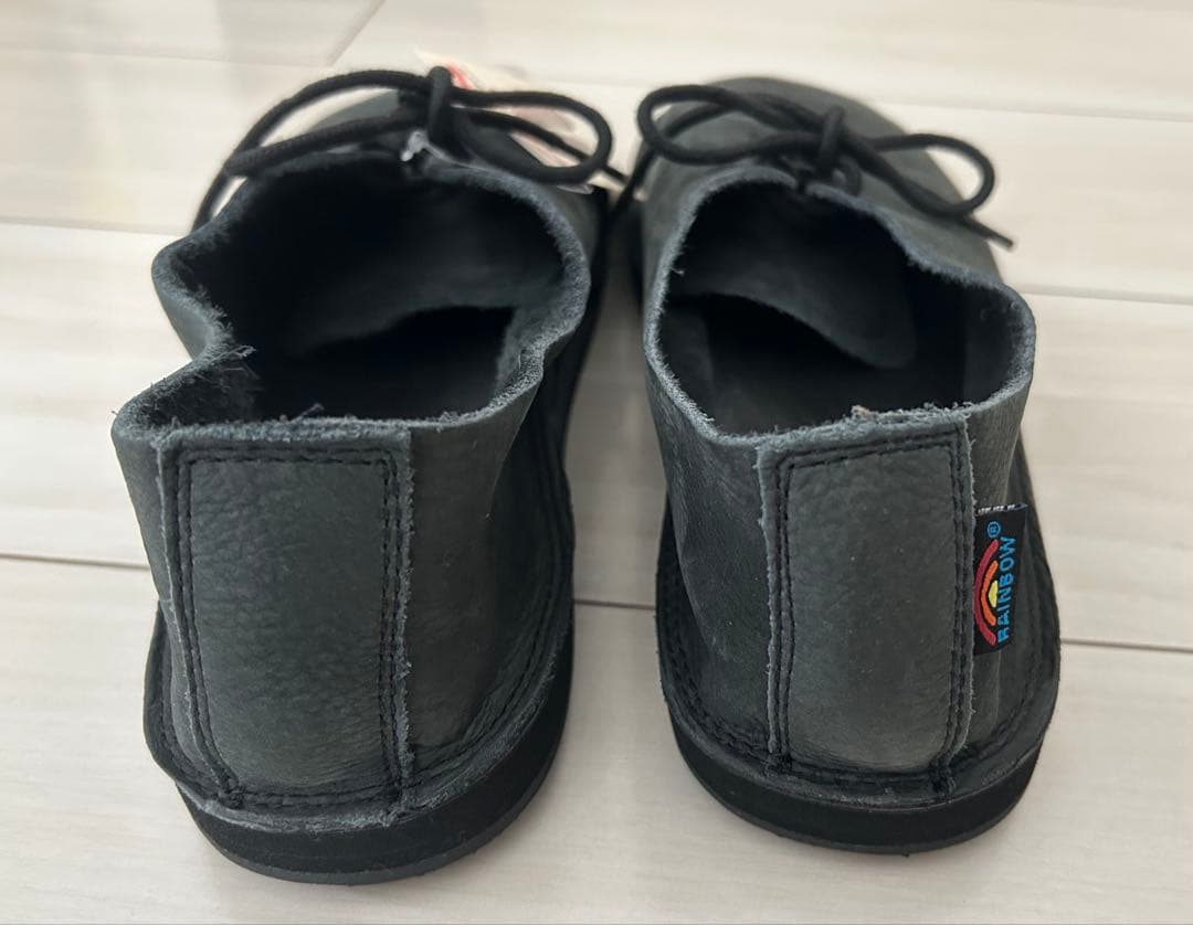 RAINBOW SANDALS レインボーサンダル モカシュー28cmブラック