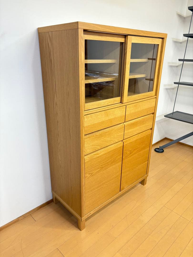 高野木工　CANO カノ　ホワイトオーク　IDC キャビネット　食器棚