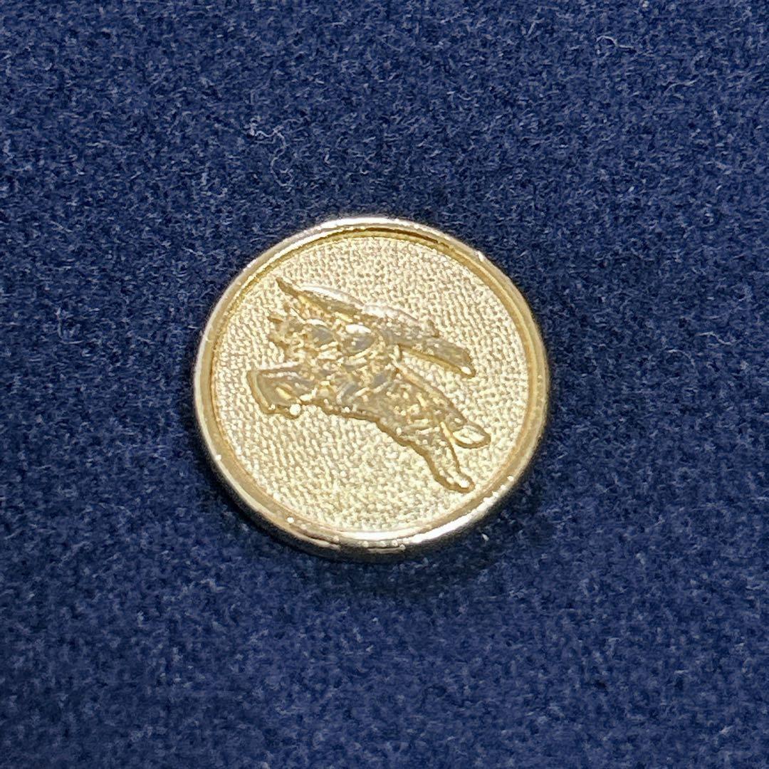 美品❤︎バーバリーズ 白タグ 金ボタン 紺 ピーコート ウール ダブルブレスト M