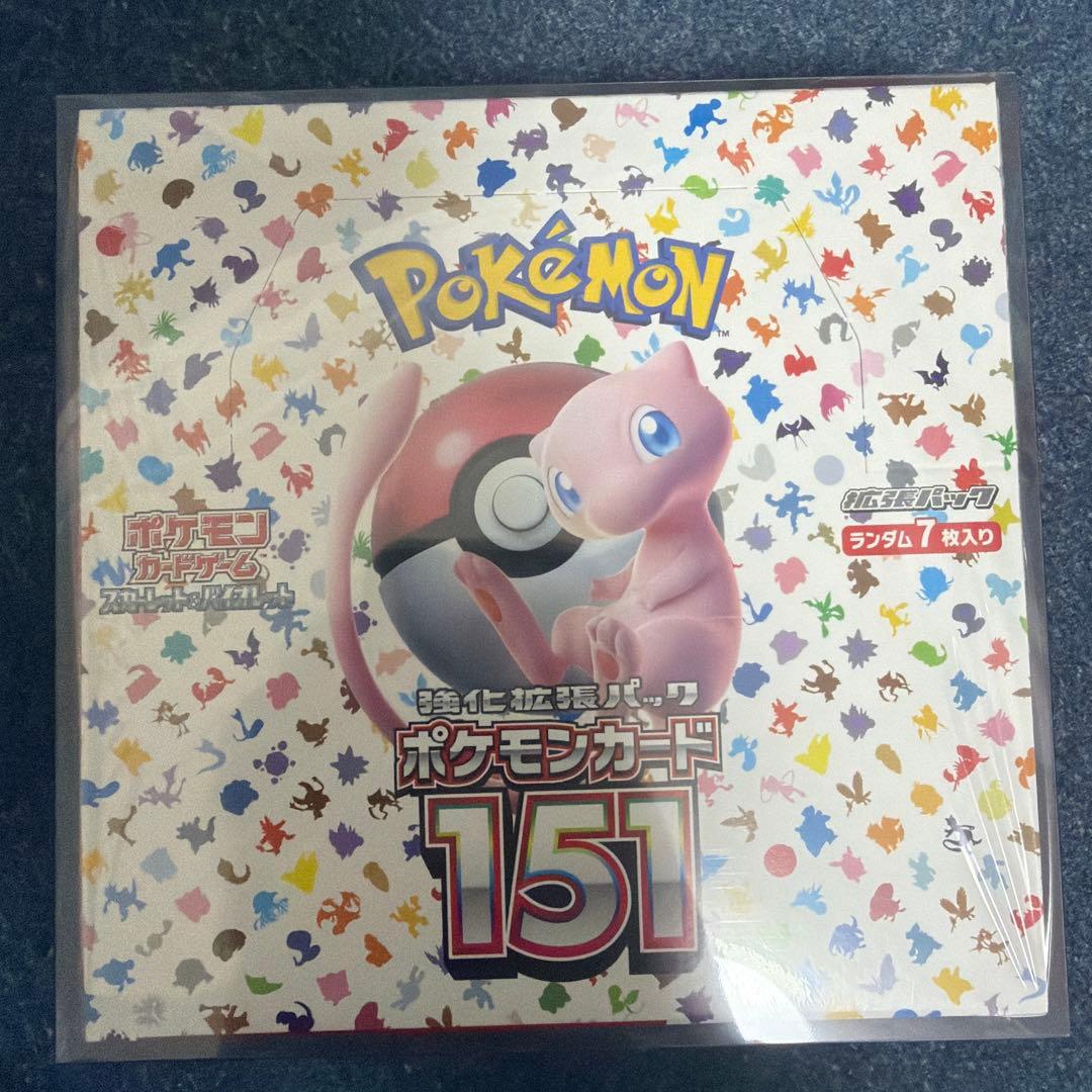 ポケモンカード151 box シュリンク付き