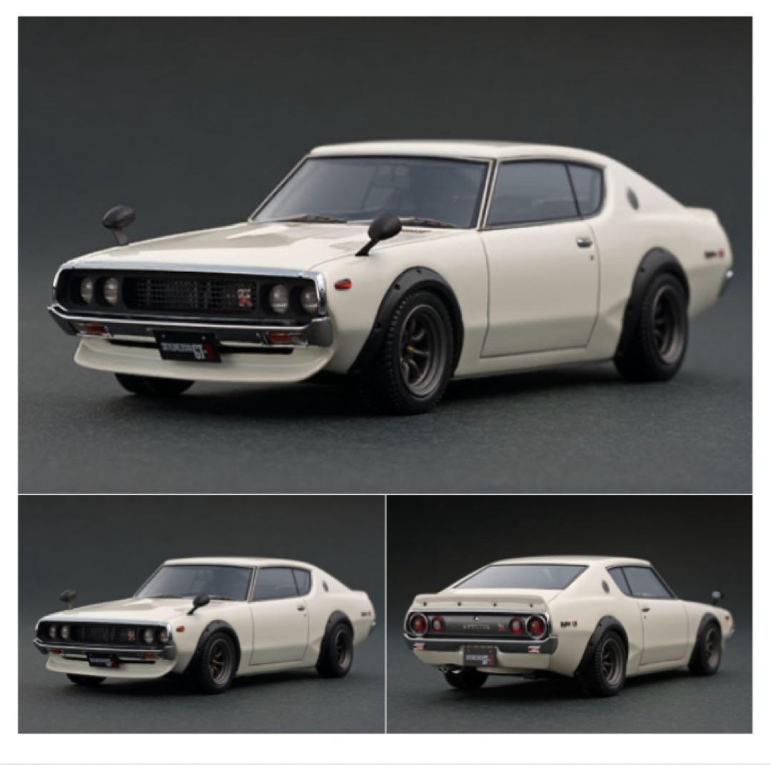 イグニッションモデル　1/43 スカイラインGT-R KPGC110 ホワイト