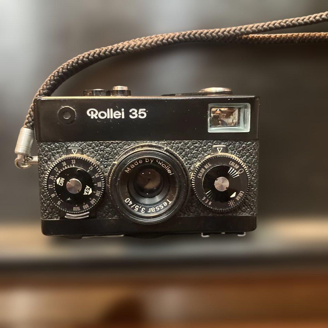 Rollei 35 コンパクトフィルムカメラ　ストロボセット　おまけ付