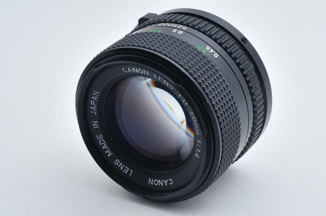 キャノン Canon New FD 50mm F1.4 ≪油染み無し≫