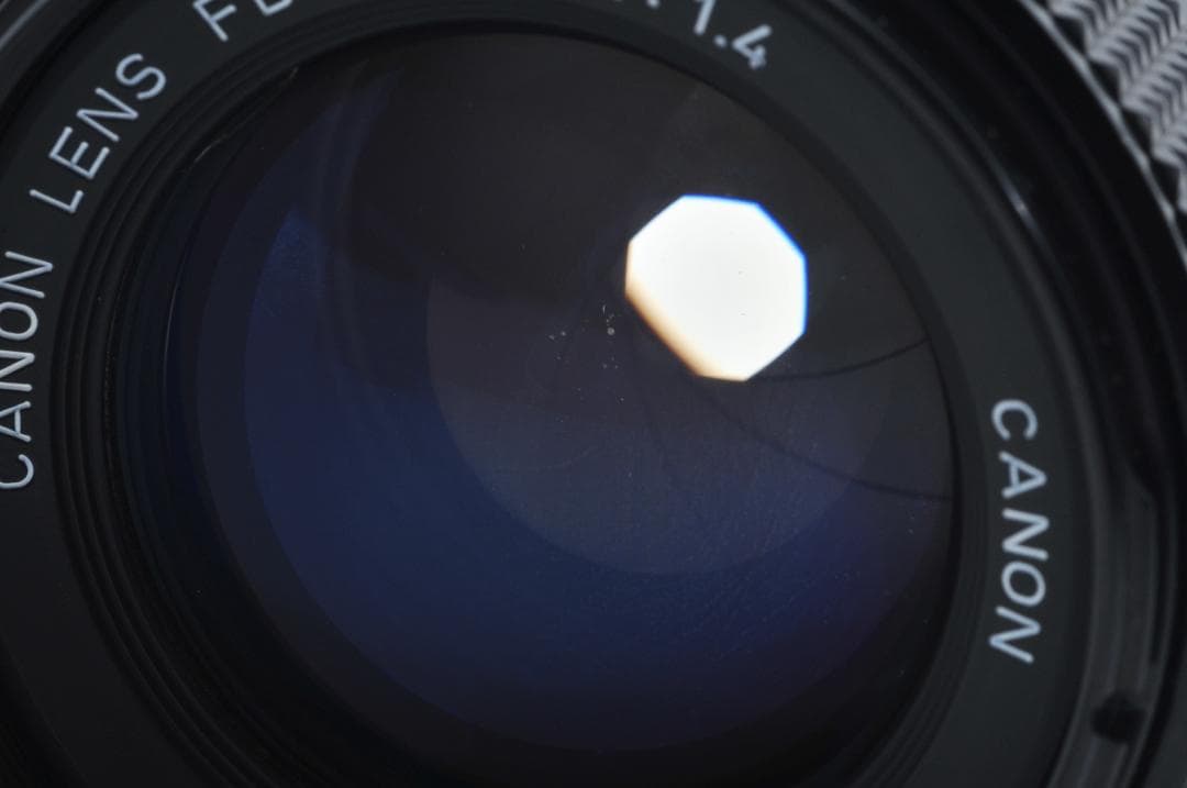 キャノン Canon New FD 50mm F1.4 ≪油染み無し≫
