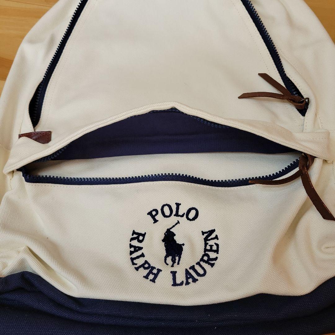 ポロラルフローレン ポニーロゴ刺繍 キャンバス リュック 男女兼用