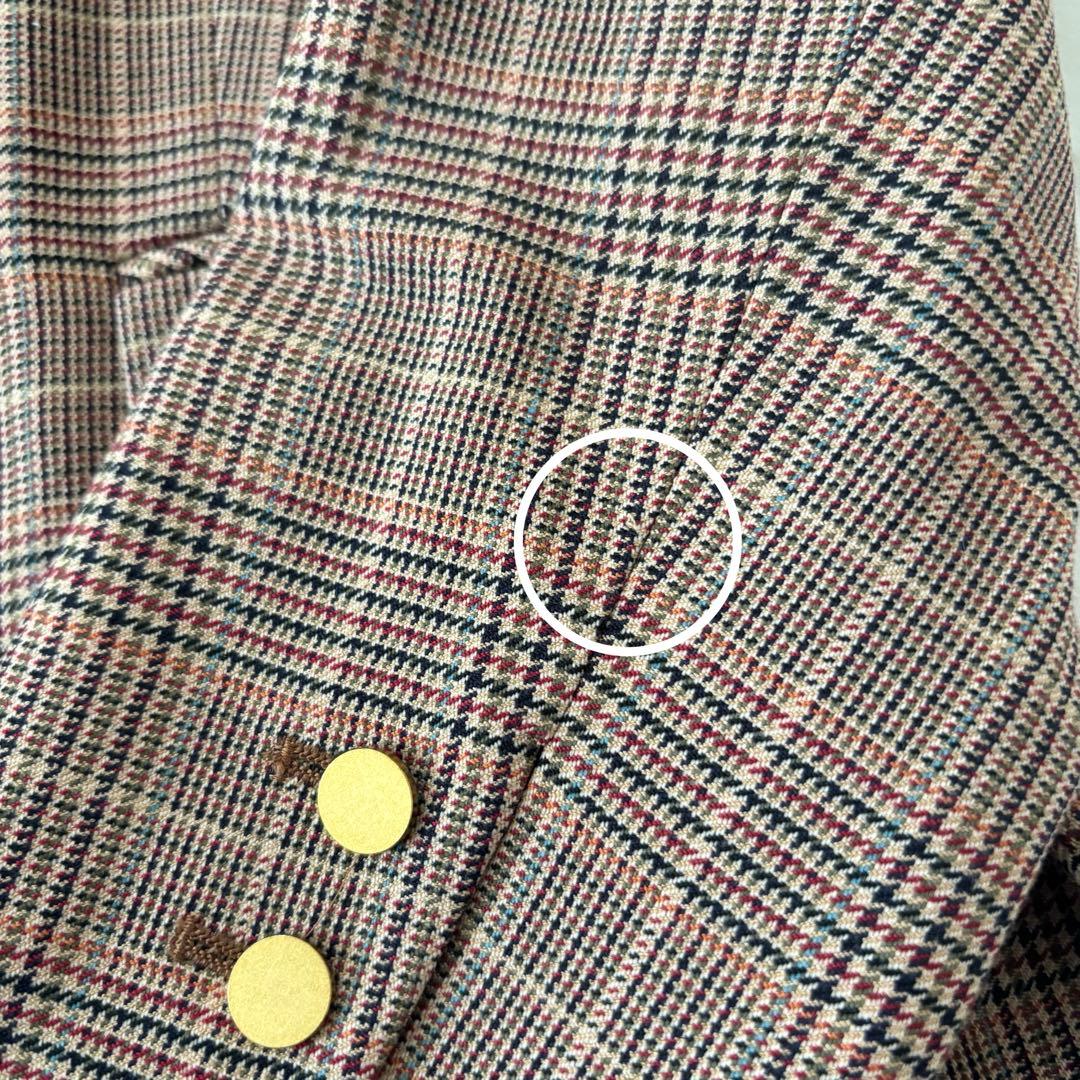 極美品！Rose Tiaraローズティアラ（42）金釦ダブルボタンジャケット