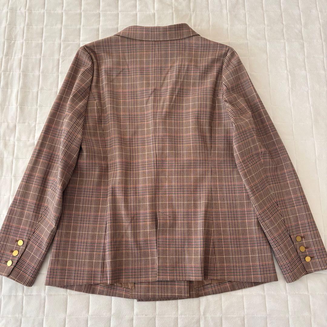 極美品！Rose Tiaraローズティアラ（42）金釦ダブルボタンジャケット