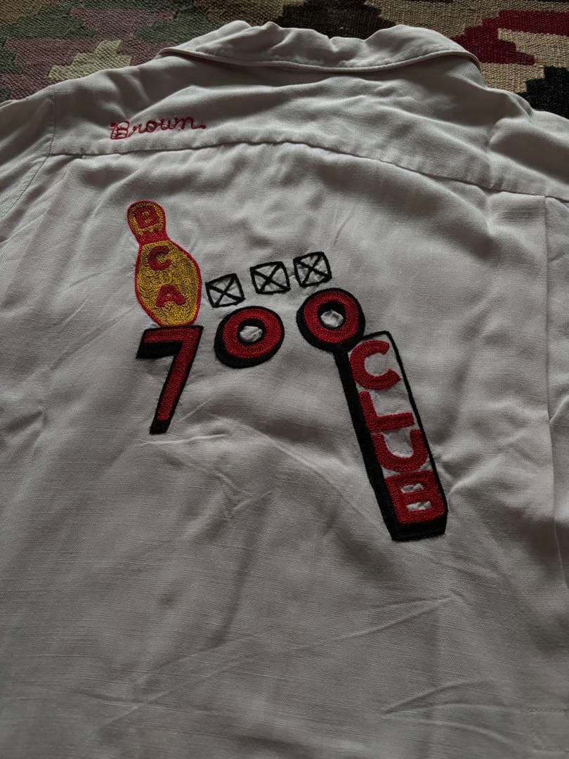 60s レーヨン ボウリングシャツ rayon shirt ボーリング 50s