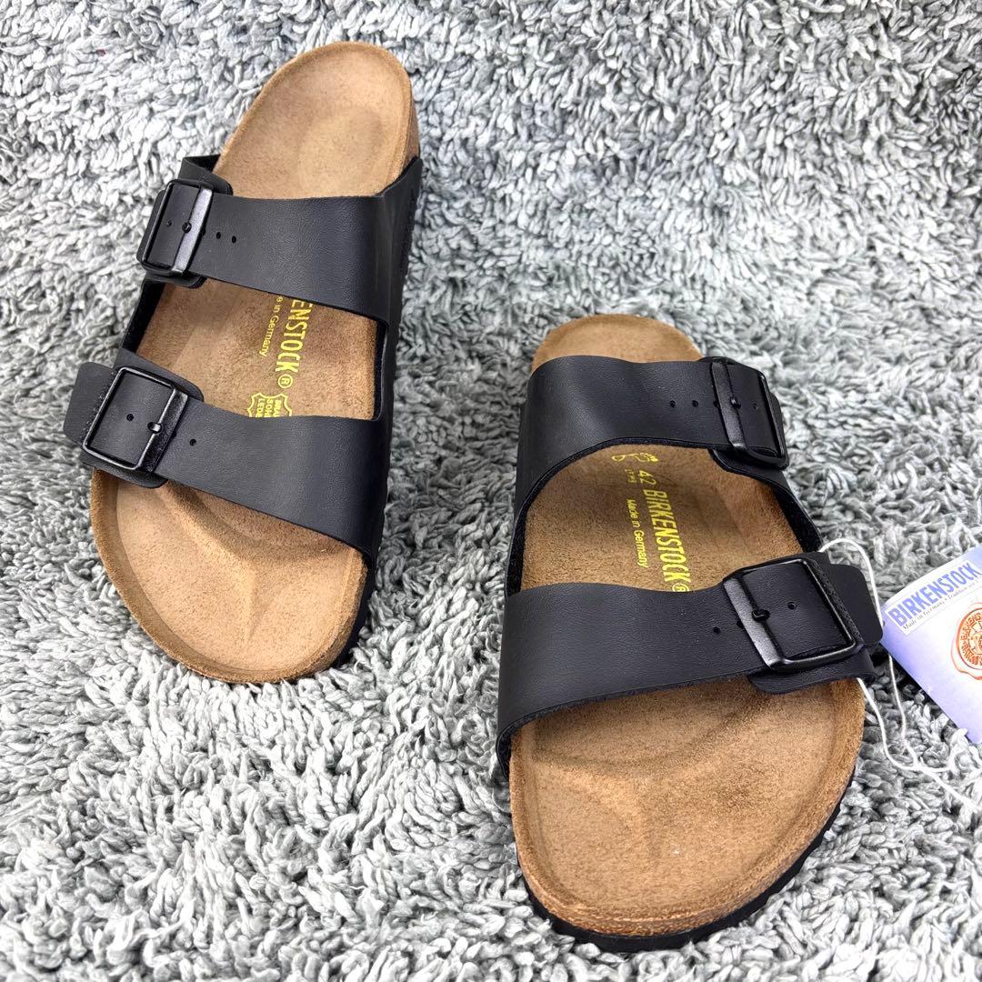 極美品✨BIRKENSTOCK ARIZONA Vegan BLACK 27㎝