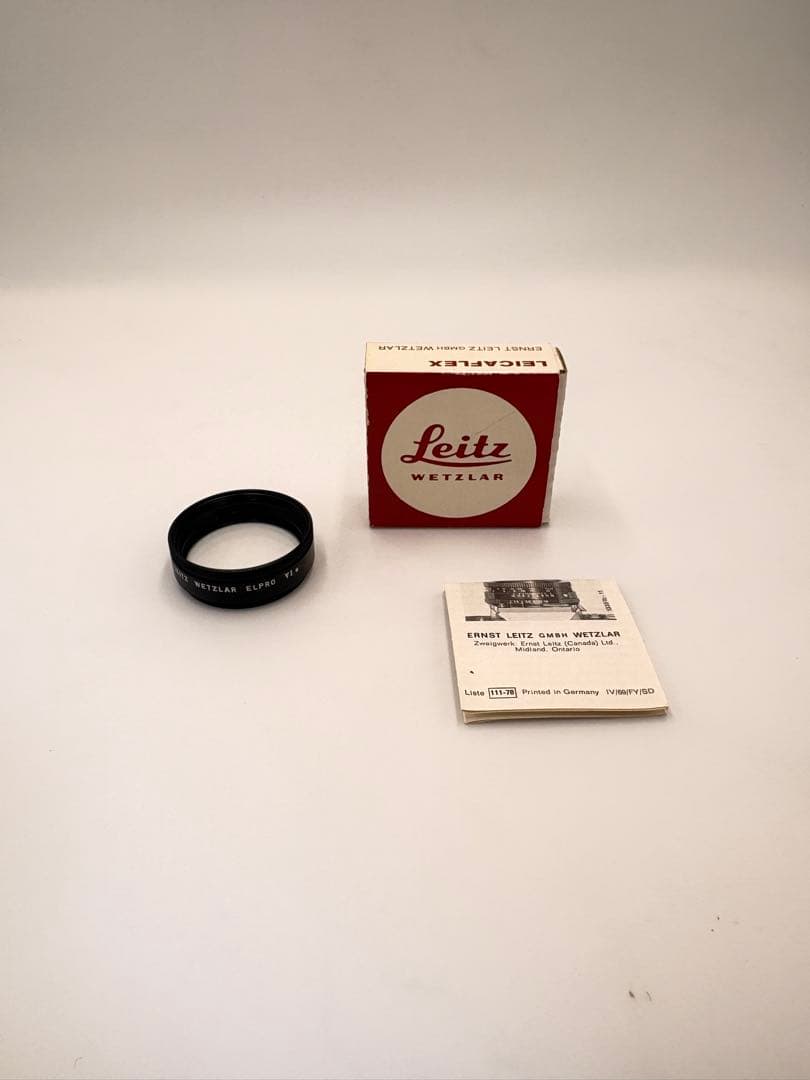 Leitz Wetzlar Elpro レンズフィルター