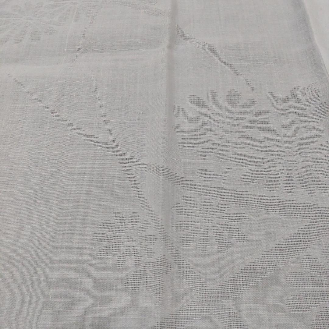 3260　もふもふ　背抜追加　洗える長襦袢　本麻　絽半襟付 未使用品　美品