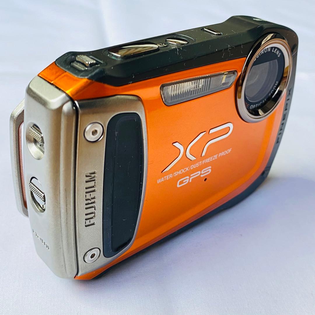 富士フイルム FinePix XP150 オレンジ デジカメ 中古 動作確認済み