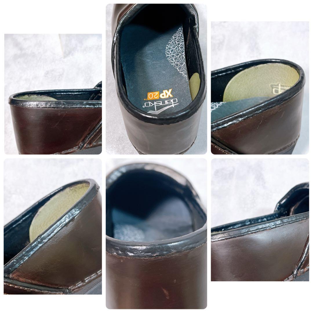 【ダンスコ】サボサンダル (38) プロフェッショナル　クロッグ　厚底　ブラウン