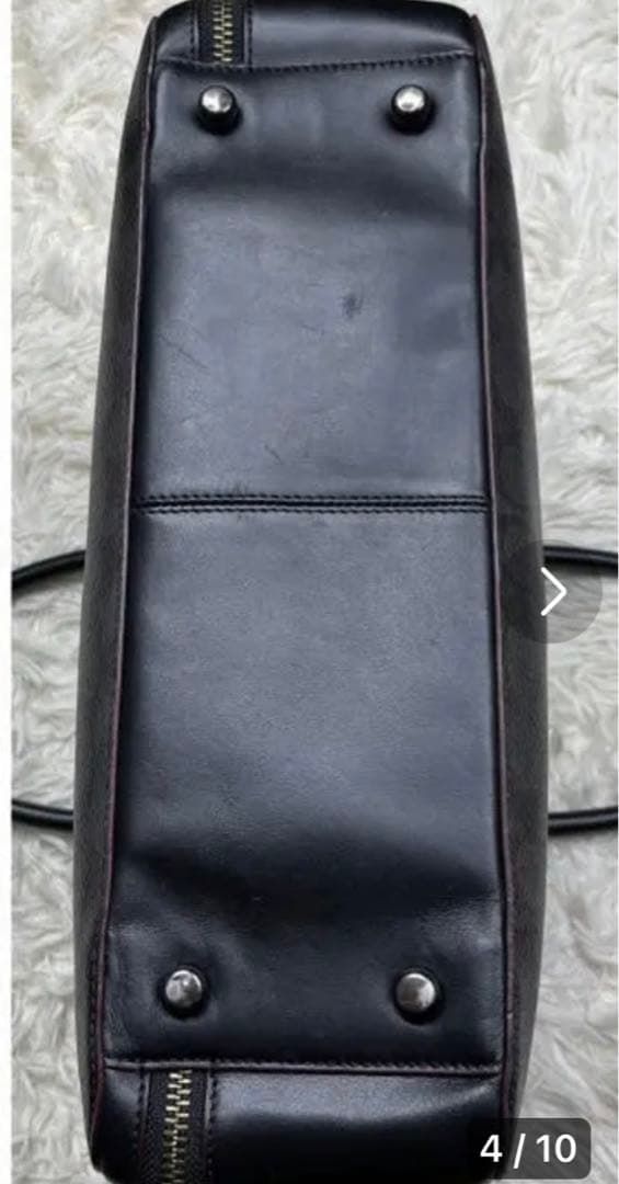 COACH コーチ　シグネイチャー　ビジネスバッグ　2way ブラック