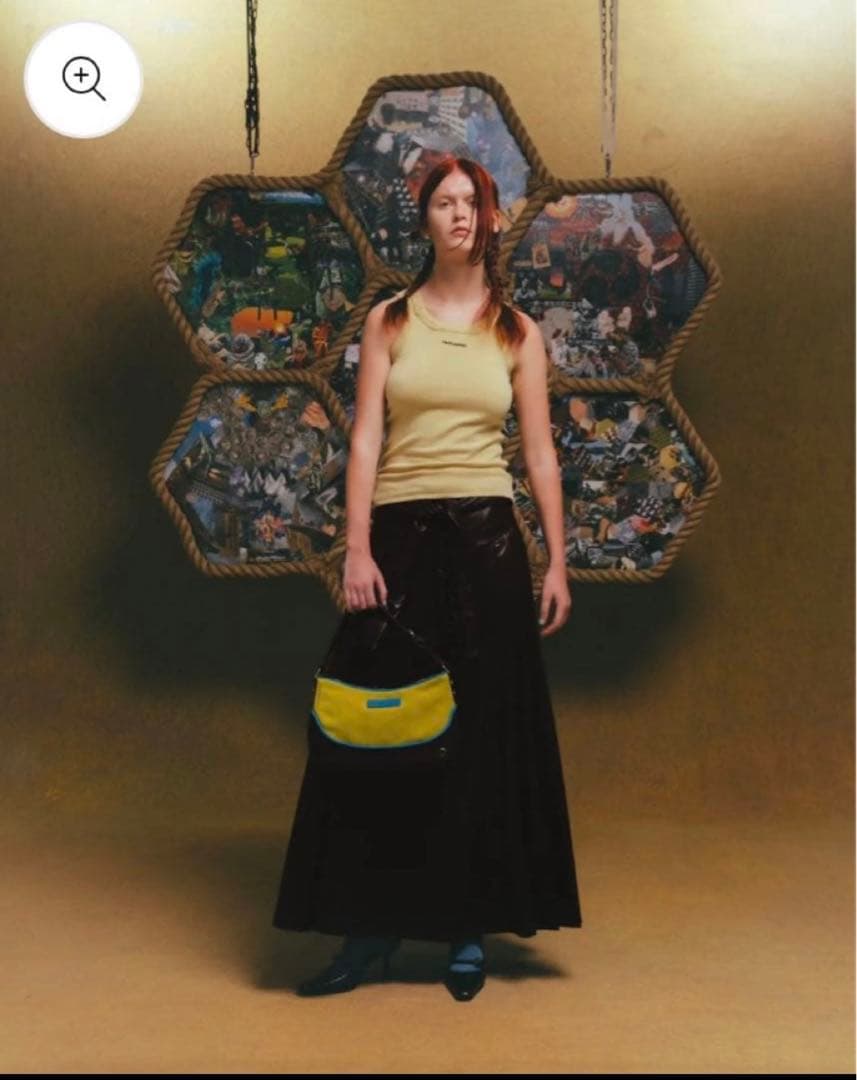 バッグ PARANOID Leather Piping Hand Bag