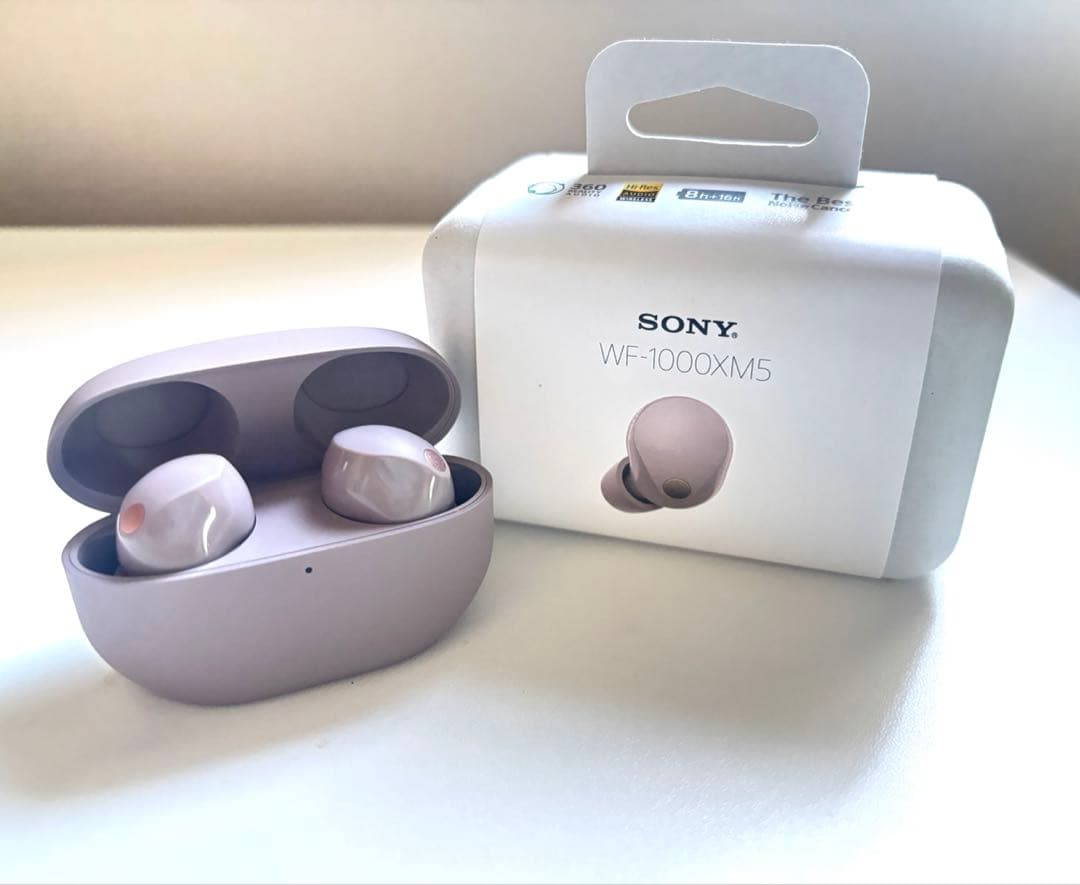 SONY ワイヤレスイヤホン WF-1000XM5 スモーキーピンク