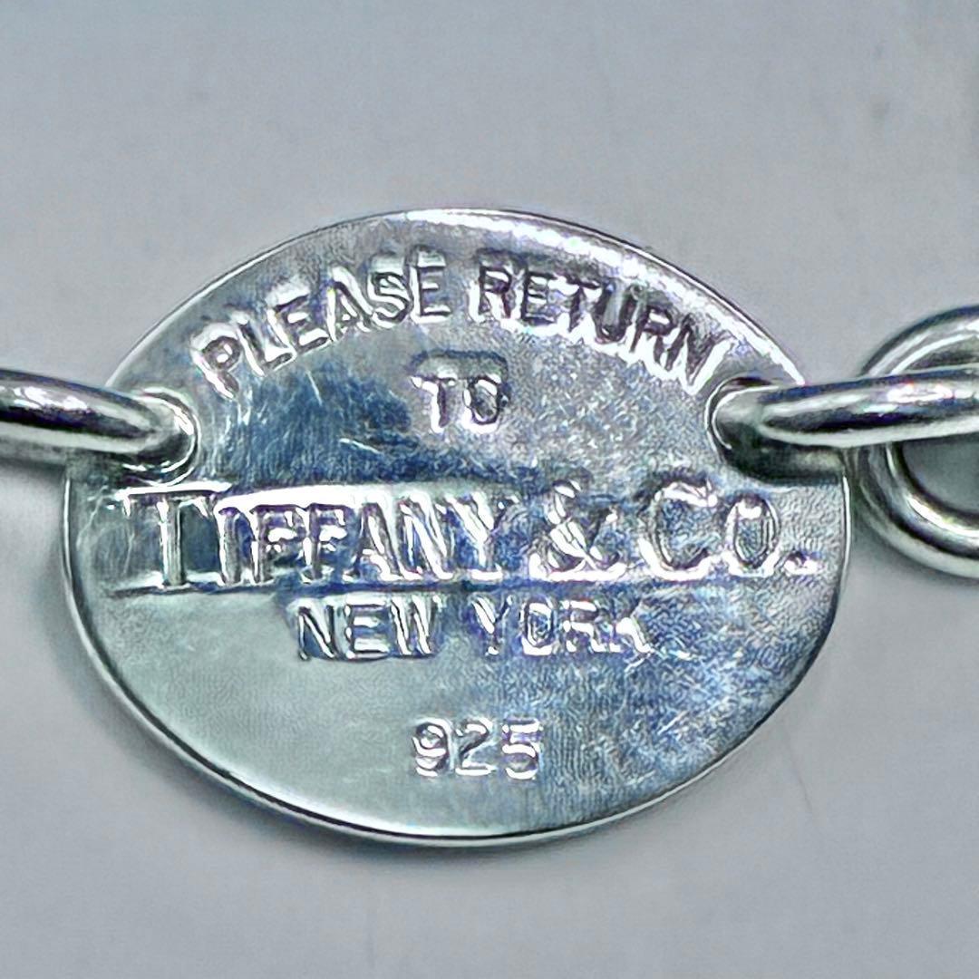 【袋付き】ティファニー　リターントゥ　オーバルタグ　チョーカー　ネックレス