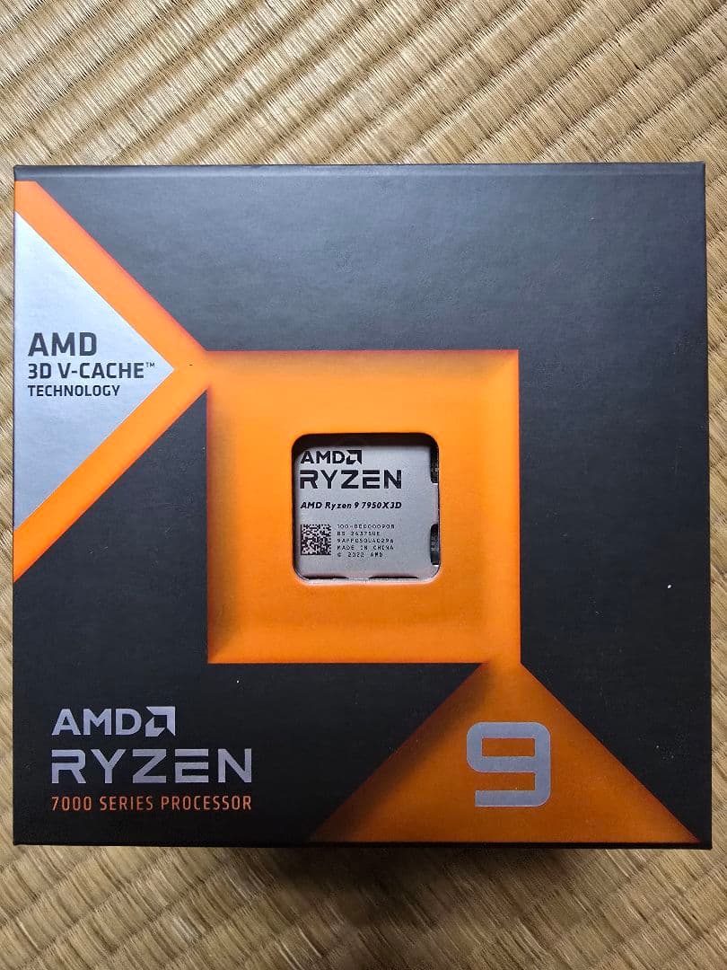 CPU AMD ryzen 9 7950x3d