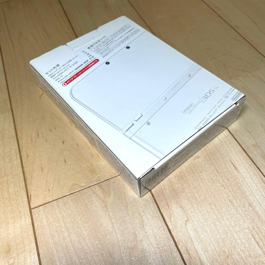 【画面ヤケあり】Newニンテンドー3DSLL パールホワイト