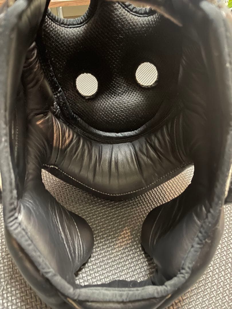 年末年始値下げ　Fairtex ブラック ヘッドギア　Lサイズ