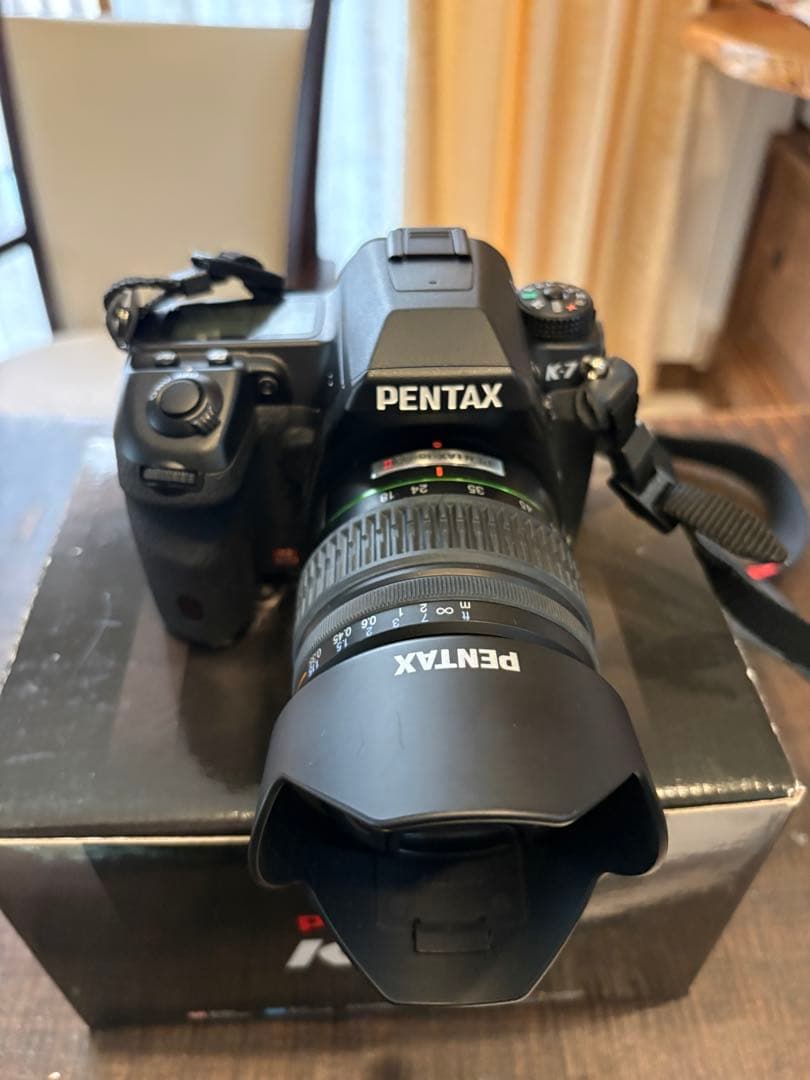 PENTAX K-7 デジタル一眼レフカメラ、レンズ付き、撮影枚数1516枚