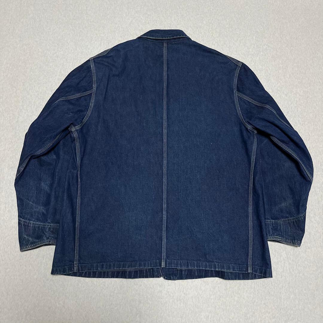 40s Lee 91 j ハウス カバーオール 濃紺 真紺 50s ロングL