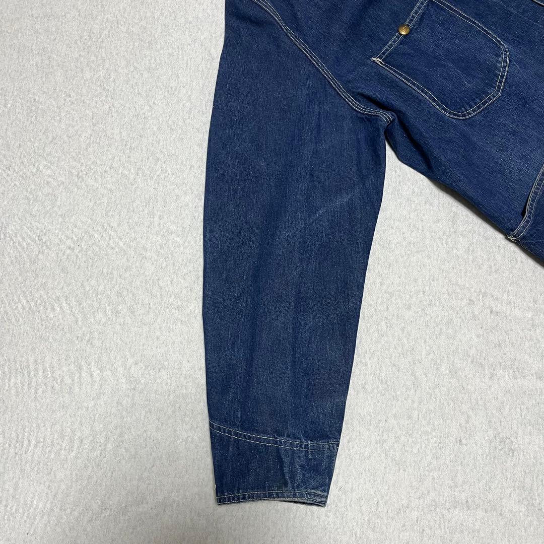 40s Lee 91 j ハウス カバーオール 濃紺 真紺 50s ロングL