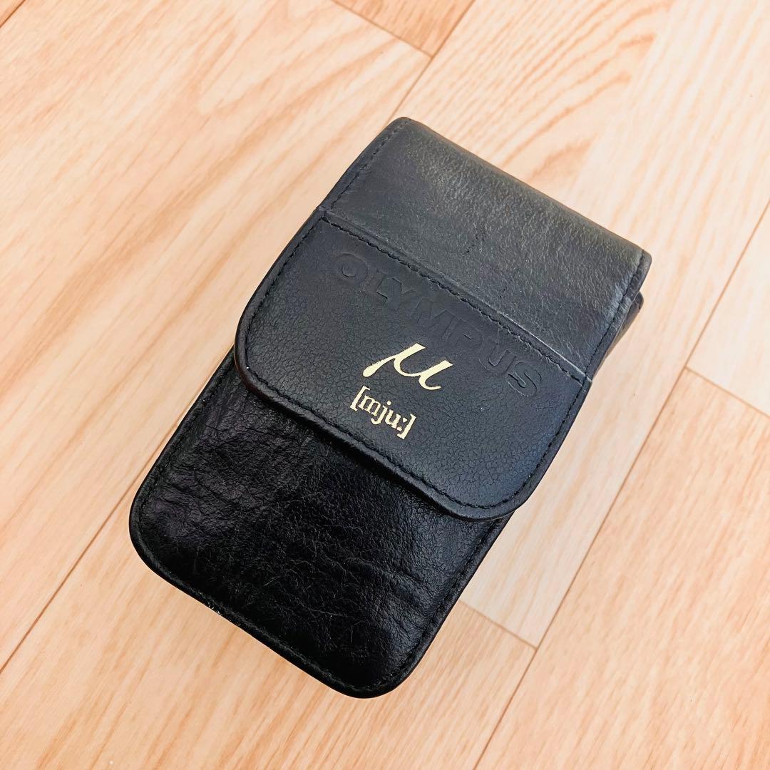 Olympus μ[mju:] ZOOM115 DELUXE 本革ケース付　匿名