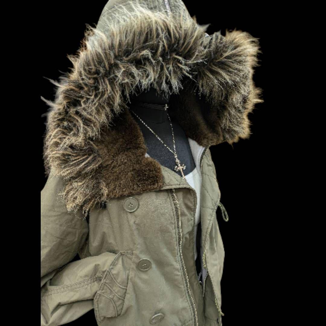 平成ギャル　y2k グランジ　ファー付き　N2B フライトジャケット　ギミック