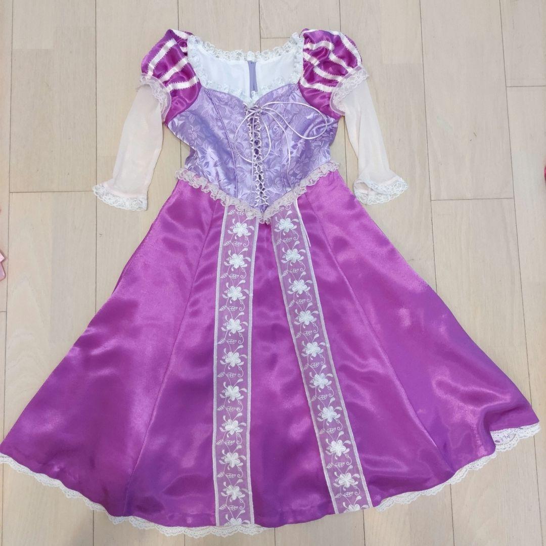 ラプンツェル ドレス 110 ビビディバビディブティック 公式　メイク