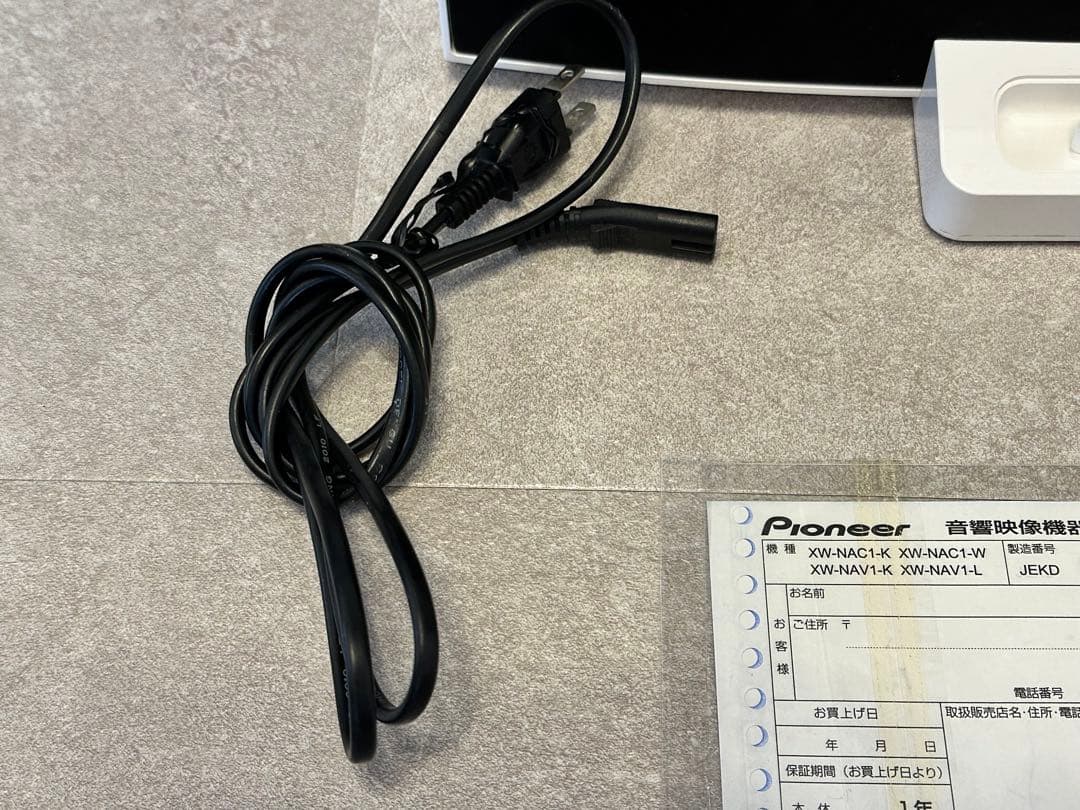 Pioneer XW-NAV1-K HDMI接続　iPhone 接続 同時充電