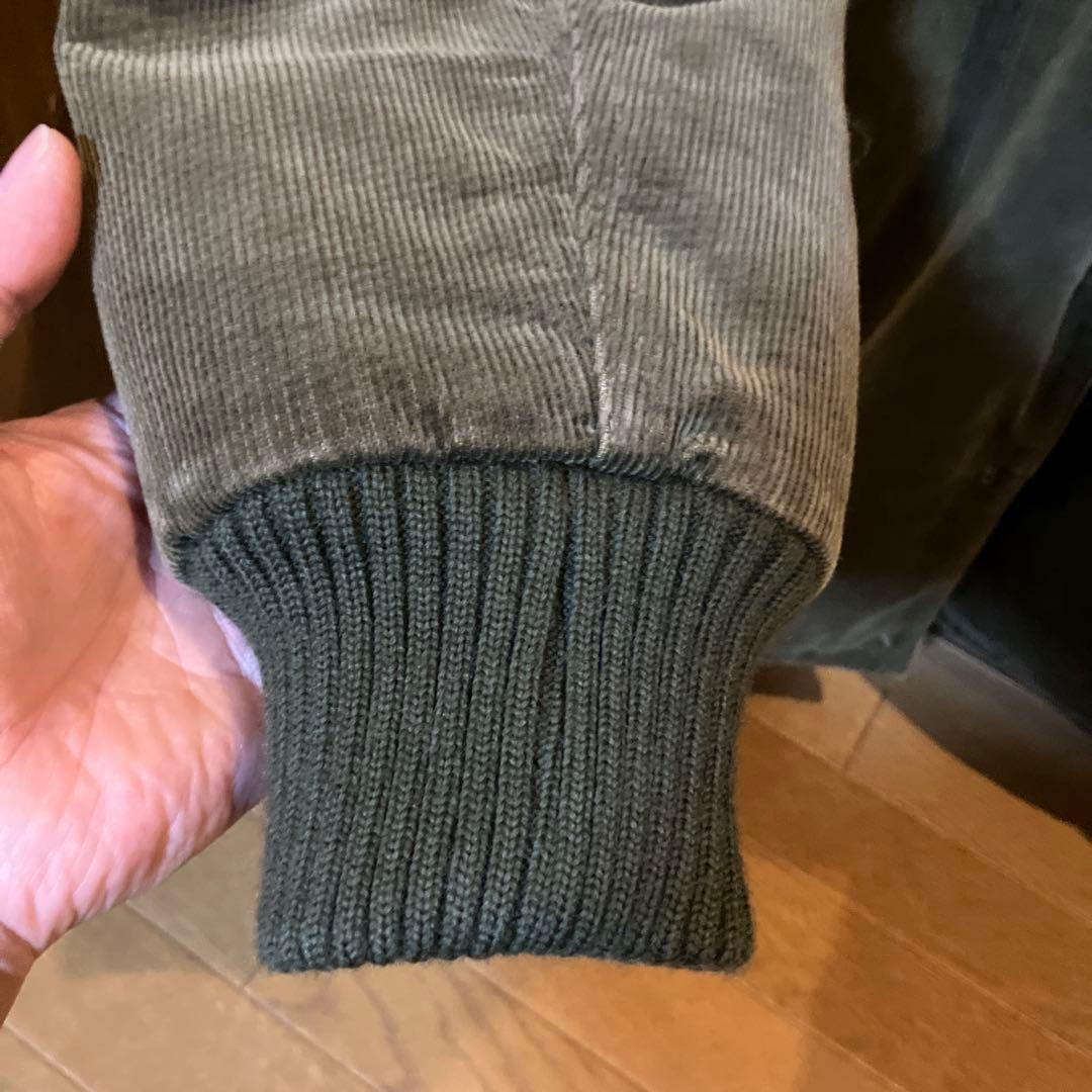 フルカウント　オリーブグリーン コーデュロイ ミリタリージャケット