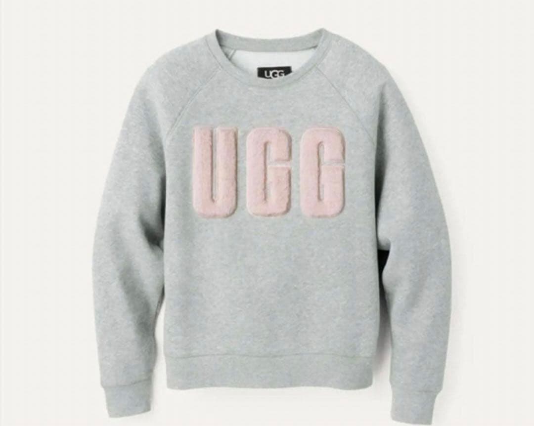 UGG スウェット グレー ピンク S
