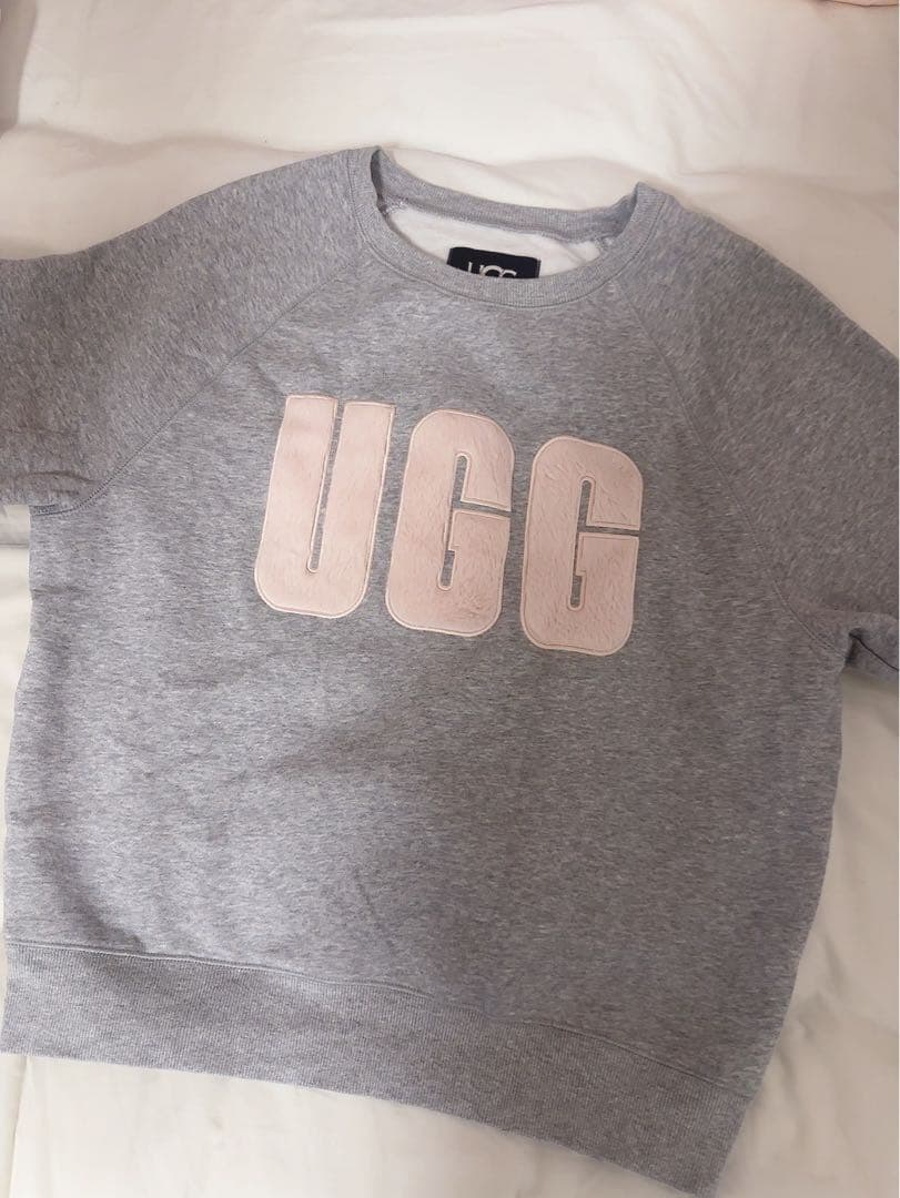 UGG スウェット グレー ピンク S