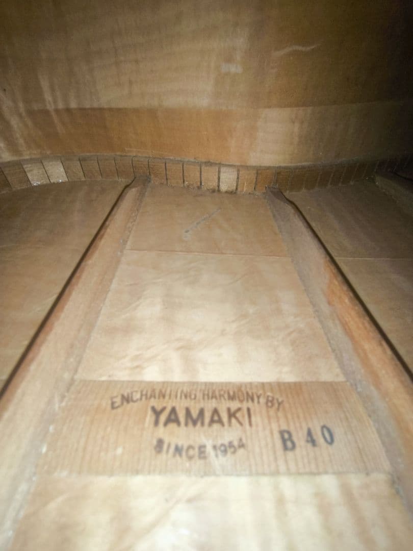 希少【YAMAKI】B-40 アコギ メイプル バッファローヘッド 手渡し可